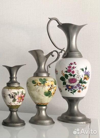 Антикварные,немецкие,кувшины,вазы,амфоры