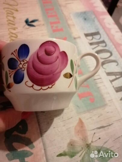 Чашки фарфоровые СССР