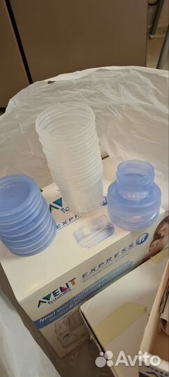 Баночки для хранения грудного молока avent