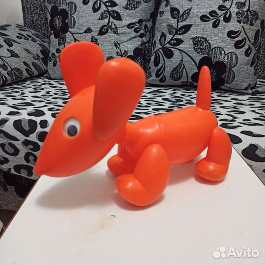 Игрушки ссср. Собака дутыш