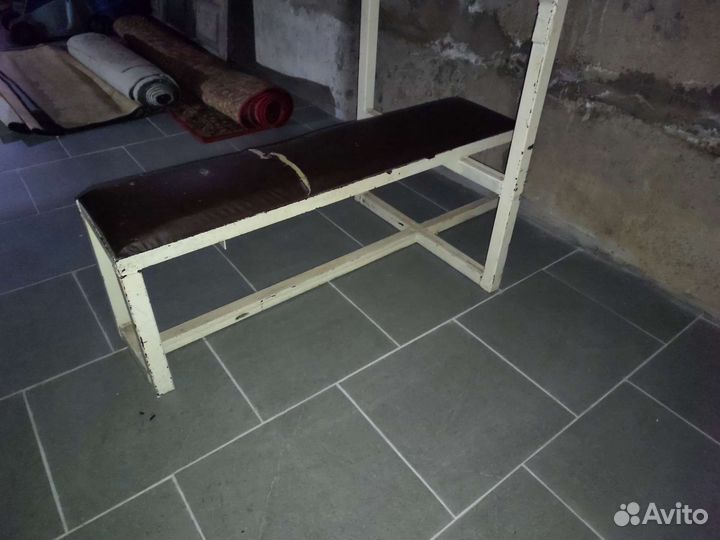 Стойка для штанги скамья