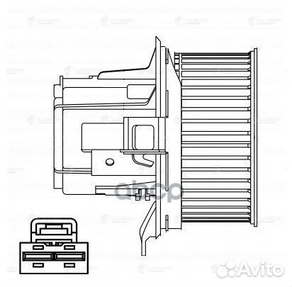 Вентилятор отопителя салона MB W204/W212 07