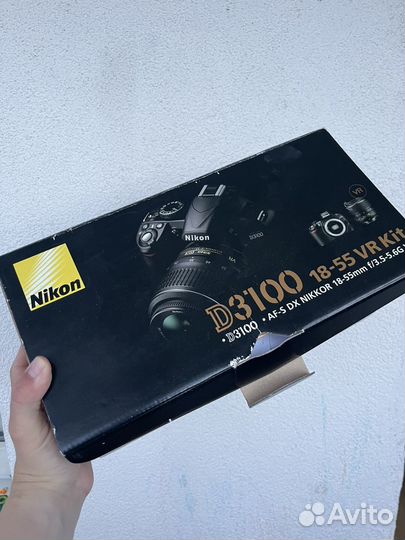 Зеркальный фотоаппарат nikon d3100 18 55 kit