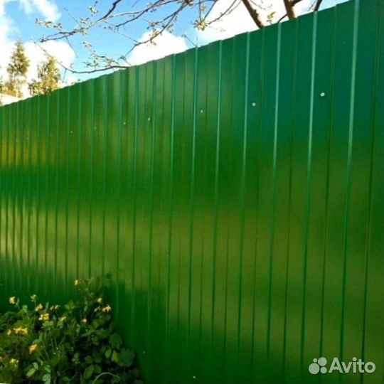 Забор из профнастила