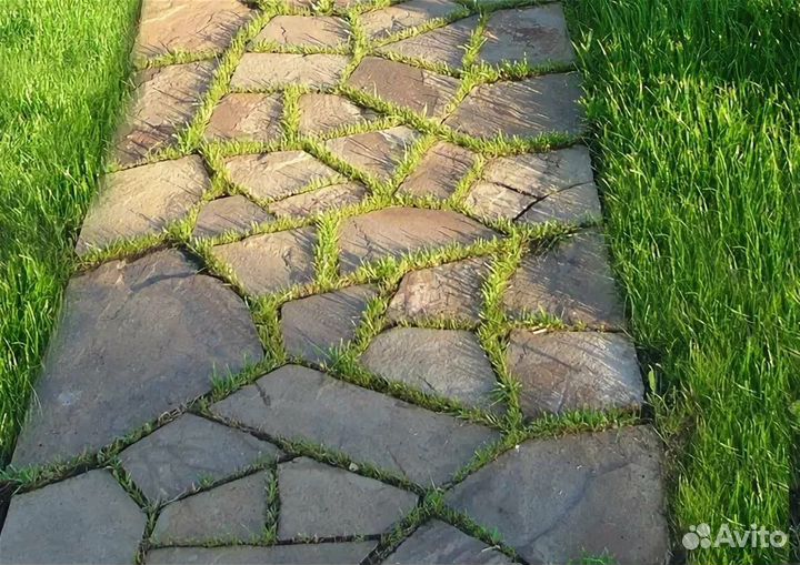 Природный камень для дорожек плитняк