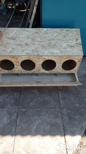 Гнёзда для кур с яйцесборником