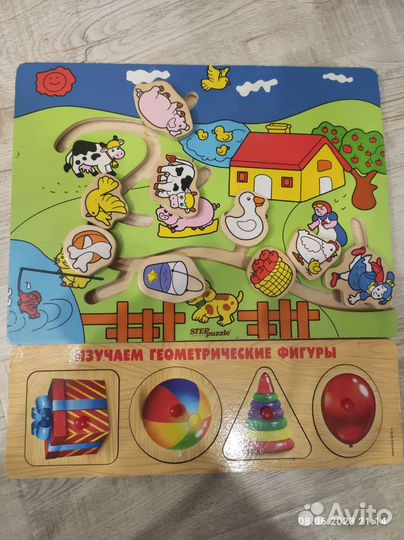 Деревянные пазлы