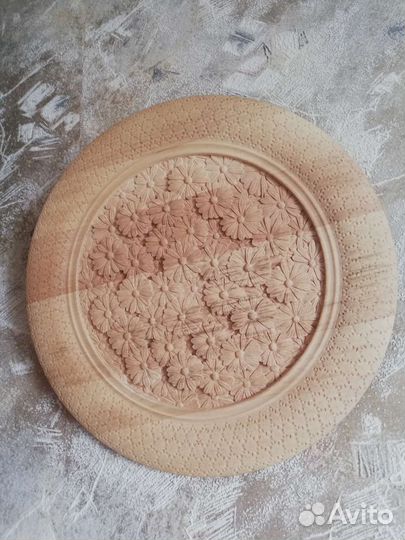 Тарелочка. Ромашки