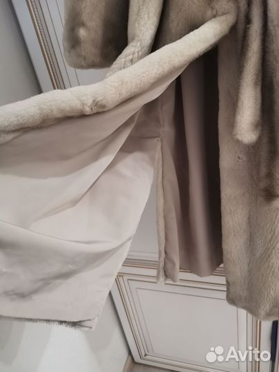 Шуба норковая с рысью