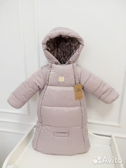 Комбинезон зимний для новорожденных