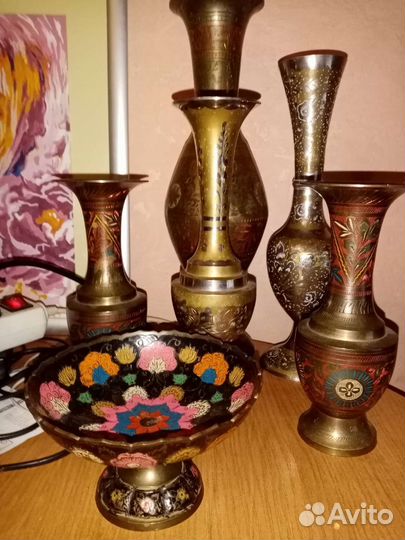 Антиквариат старинные с Индии 19век ручн раб