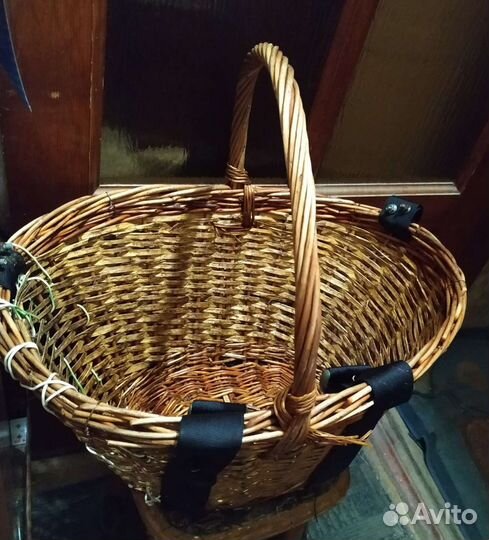 Корзина большая плетёная, в т.ч. декоративные