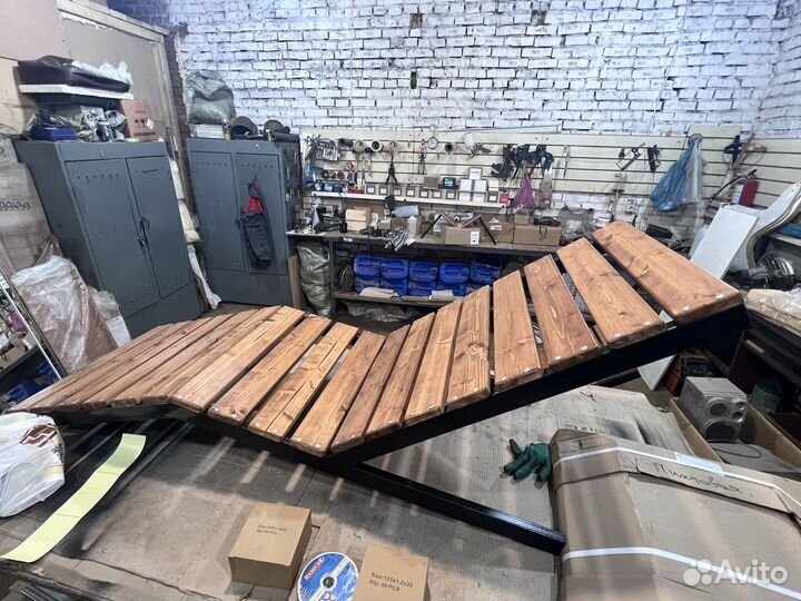 Шезлонг лежак Лофт