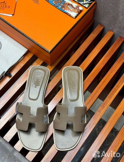 Шлепанцы женские Hermes Oran