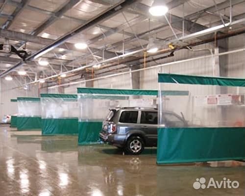 Шторы для автомоек и автосервисов, складов