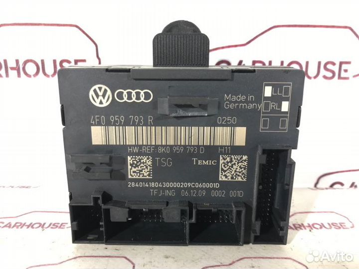 Блок управления дверьми передний левый Audi Q7 4L