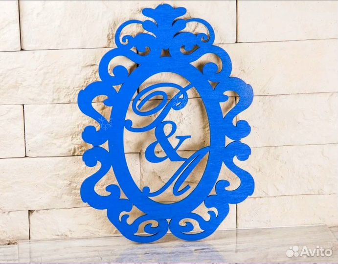 Монограмма на свадьбу (свадебный герб)