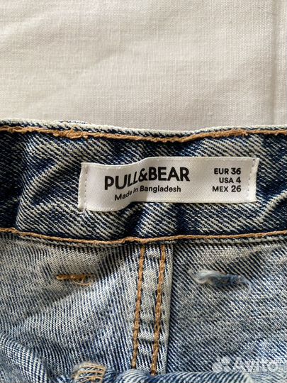 Шорты джинсовые Pull and bear
