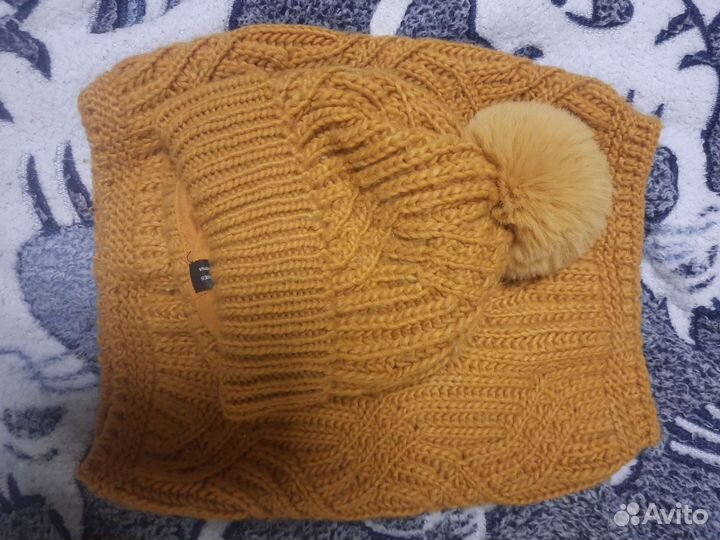 Шапка и снуд для девочки zara
