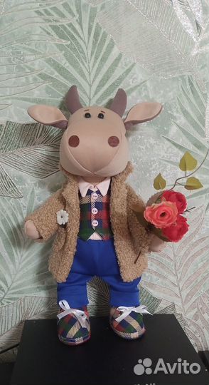 Текстильные куклы и игрушки интерьерные