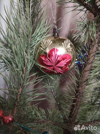 Елочные игрушки. Шары. Времён СССР