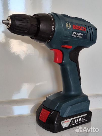 Шуруповерт Bosch Gsr 1800 Li Professional