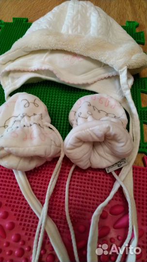 MirMar Шапочка и варежки на младенца