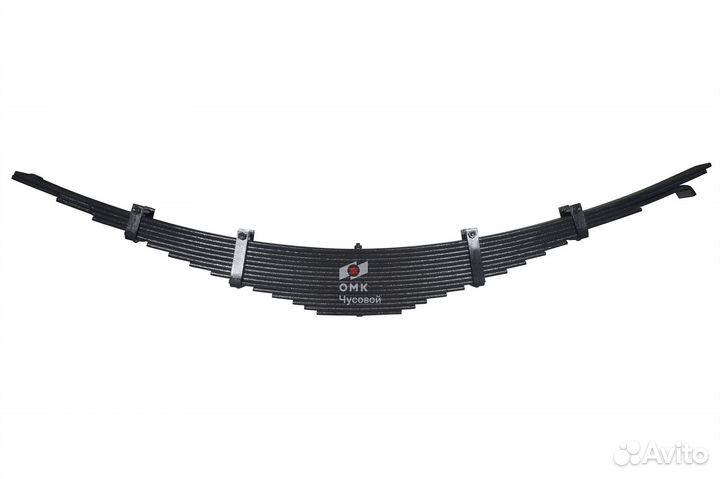 Рессора передняя 15-и л. маз-53371 чмз