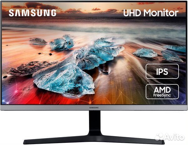 Монитор Samsung U28R550UQI черный