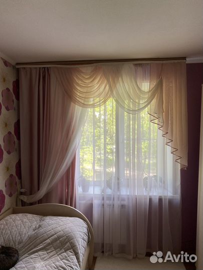 Штора с ламбрекеном