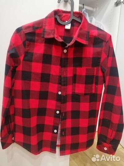 Рубашка в клетку для мальчика