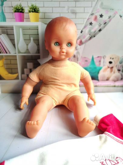 Мягконабивной пупс гдр 80-х годов