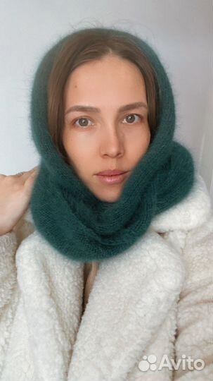 Бактус платок из ангоры