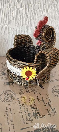Корзина подвесная из коллекции зарахом
