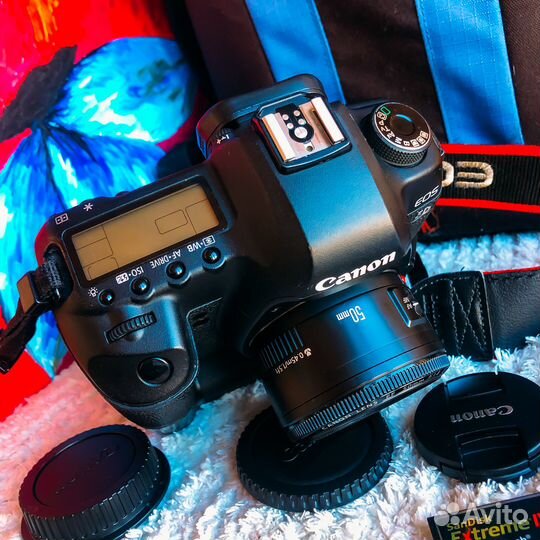 Canon 5D mark II объектив рюкзак батблок