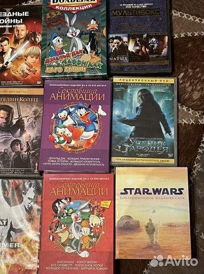 Коллекция dvd и блюрэй дисков. Лицензия