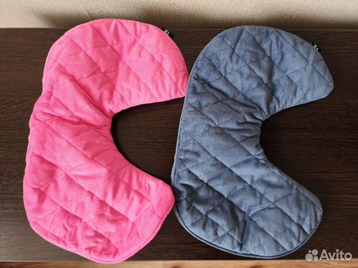 Дорожная надувная подушка для шеи