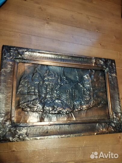 Панно из меди
