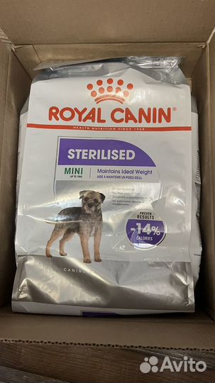 Корм для собак royal canin mini sterilised 3кг