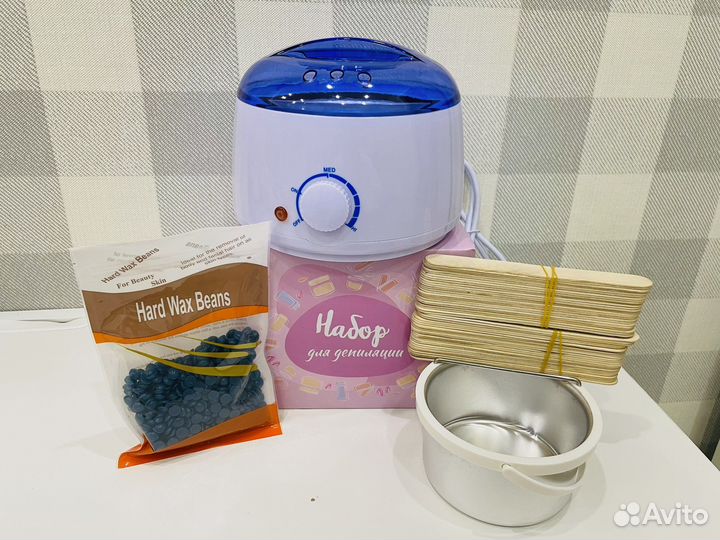 Воскоплав баночный набор для депиляции новый