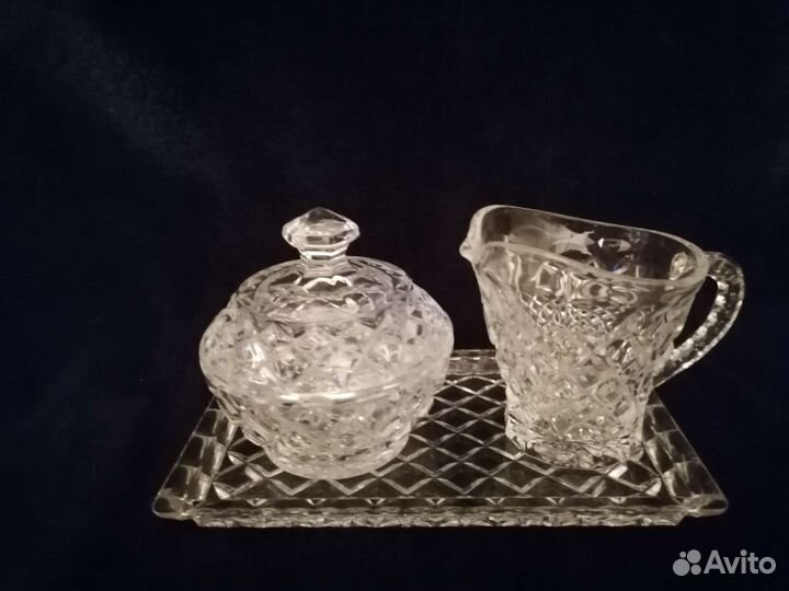 Bohemia хрусталь чайный /кофейный набор