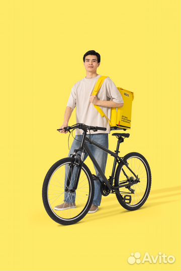 Велокурьер Яндекс.Еда студентам