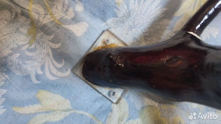 Вешалка рог дерево