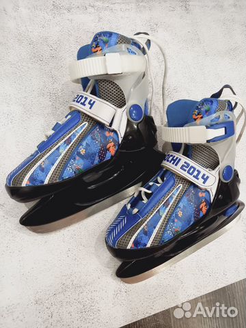 Коньки хоккейные детские раздвижные