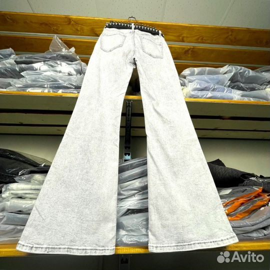 Джинсы клеш Rick Owens Dystopian Bellbottoms