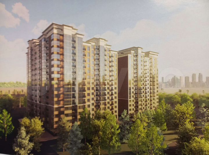 1-к. квартира, 52 м², 9/14 эт.