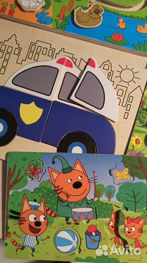 Деревянные развивающие игрушки пакетом