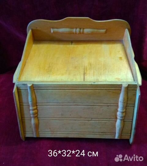 Хлебница. Дерево. Винтаж. СССР