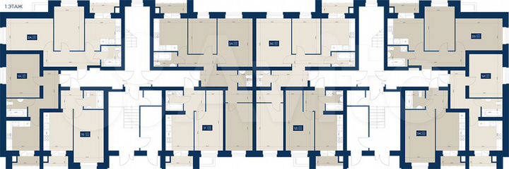 1-к. квартира, 34,1 м², 1/5 эт.