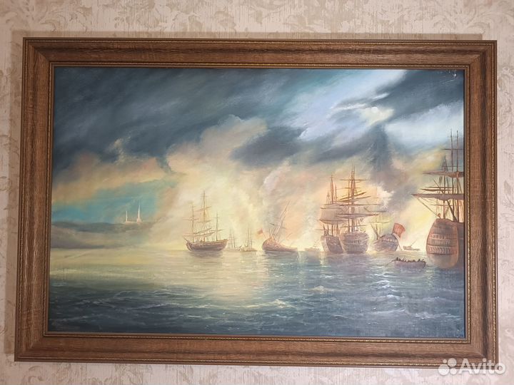 Картина Айвазовского большая масло холст море